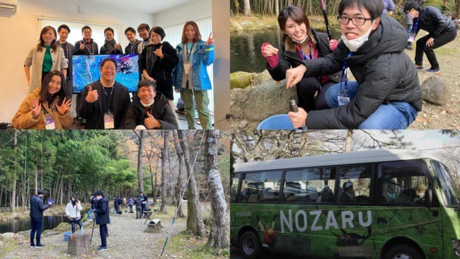 IVS2021 NASU was packed with morning activities, including river fishing, hot springs, and JetPitch (pitch while riding a roller coaster)